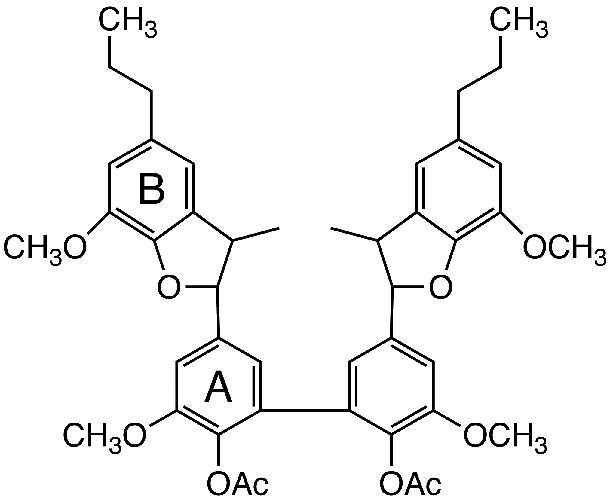 Phenylcoumaran Biphenyl Acetate image